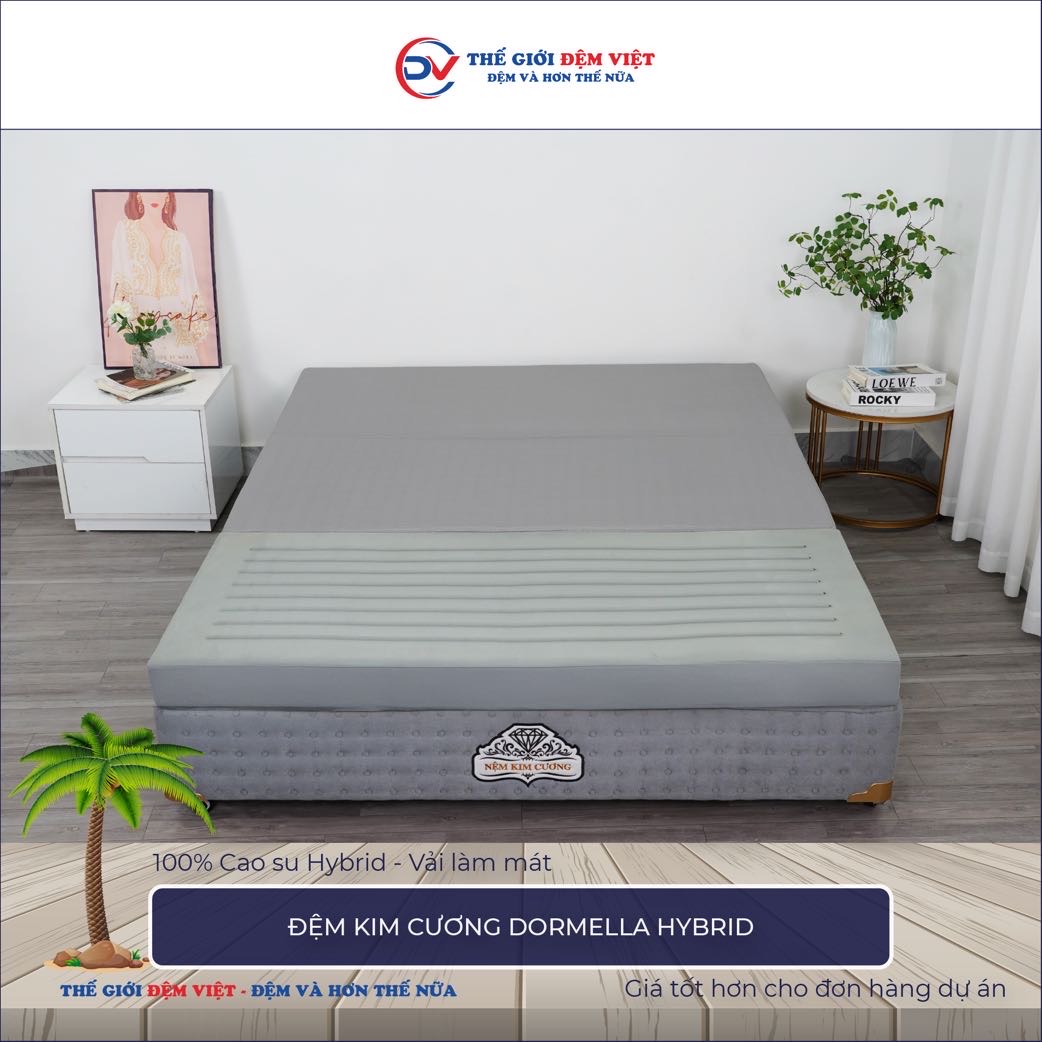 Đệm Kim Cương Dormella Hybrid-2